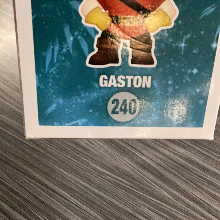 Funko POP! Disney: Gaston (Signed/Richard White/JSA)(Damaged Box) #240