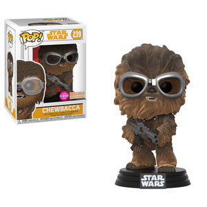 Funko POP! Star Wars: Chewbacca (Flocked)(BoxLunch)(Damaged Box) #239