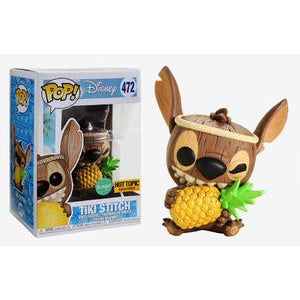 Funko POP! Disney: Tiki Stitch (Scented)(Hot Topic)(Damaged Box) #472