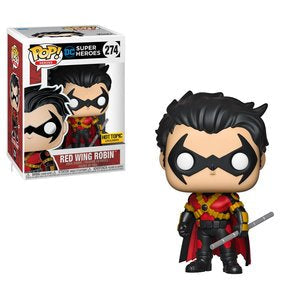 Funko POP! Heroes: DC Super Heroes - Red Wing Robin (Hot Topic)(Damaged Box) #274