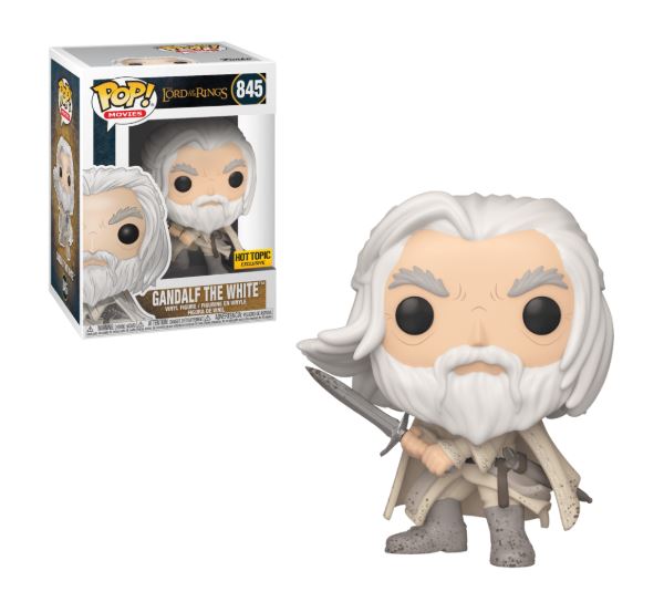 Funko POP! Movies: The Lord Of The Rings - Gandalf The White (Hot Topic)(Damaged Box) #845