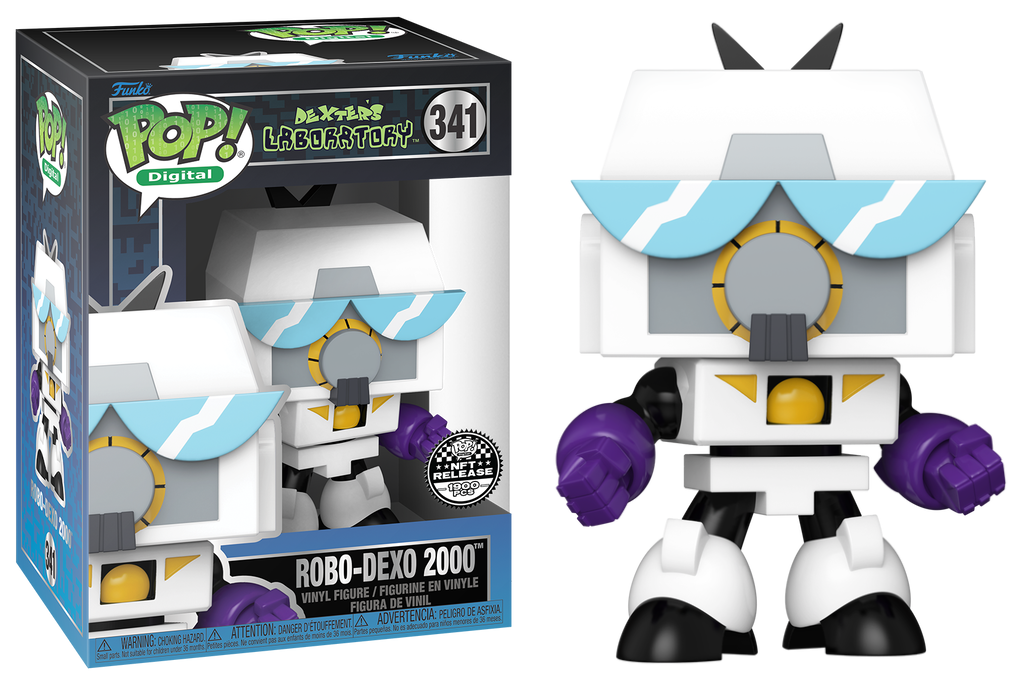 Funko POP! Digital: Dexters Laboratory - Robo-Dexo 2000 (NFT Release 1900 PCS) #341