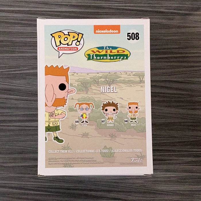 Funko POP! Animation: The Wild Thornberrys - Nigel (Signed/Tim Curry/OC Certified) #508