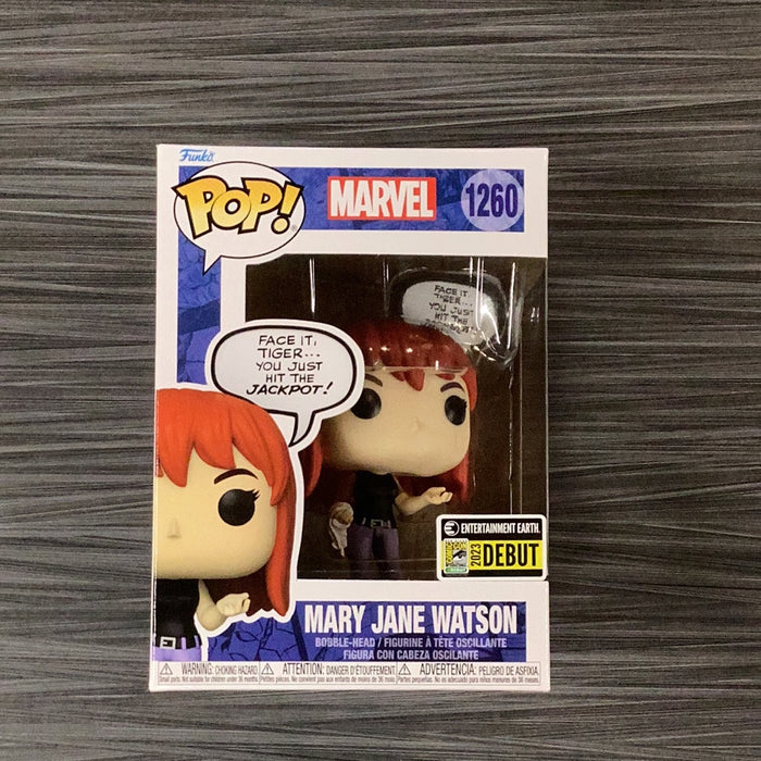 Funko Pop! Marvel: Mary Jane Watson (2023 SDCC Debut)(Damaged Box) #1260