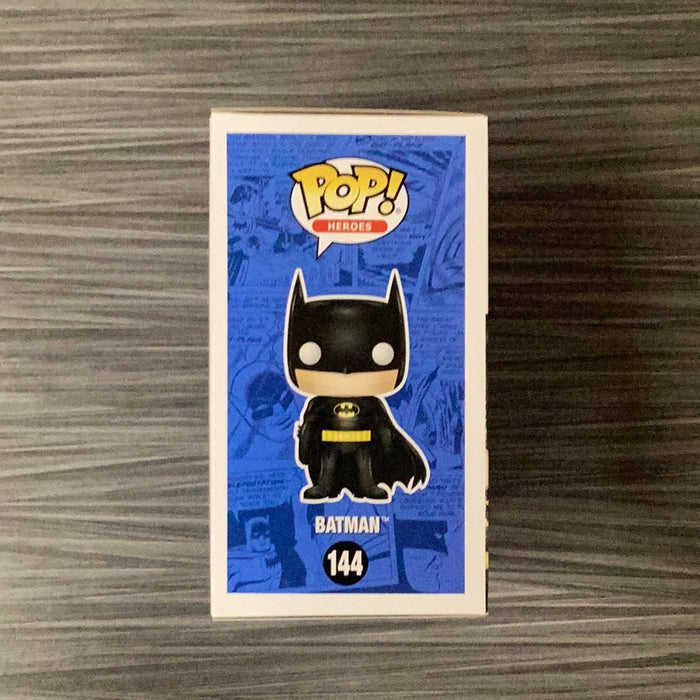 Funko POP! Heroes: DC Super Heroes - Batman [Blue] Chrome (2017 Toy Tokyo)(Damaged Box) #144
