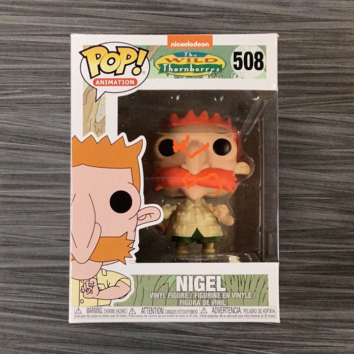 Funko POP! Animation: The Wild Thornberrys - Nigel (Signed/Tim Curry/OC Certified) #508