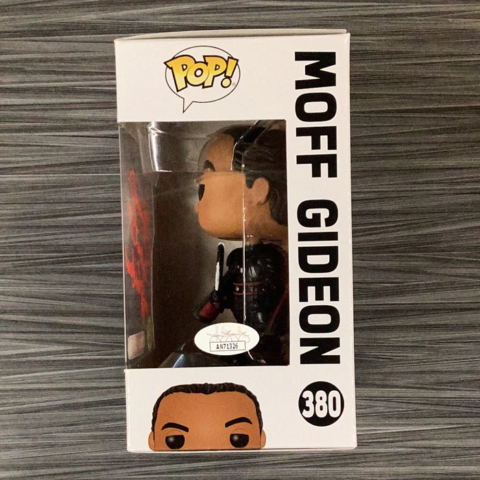 Funko POP! Star Wars: Moff Gideon (GiTD)(Target)(Signed/Giancarlo Esposito/JSA) #380