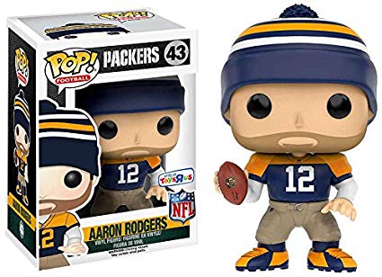 Funko POP! Football: Packers - Aaron Rodgers (Toys R Us)(Damaged Box)[A] #43