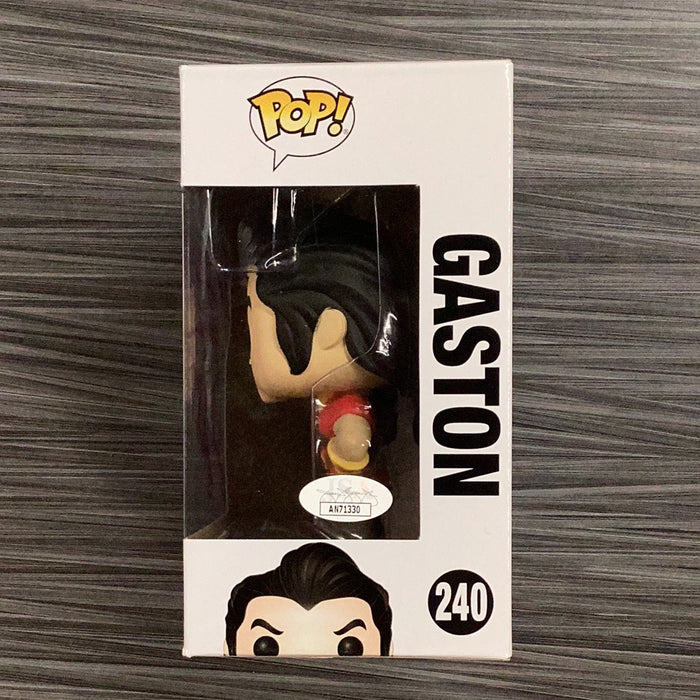 Funko POP! Disney: Gaston (Signed/Richard White/JSA)(Damaged Box) #240