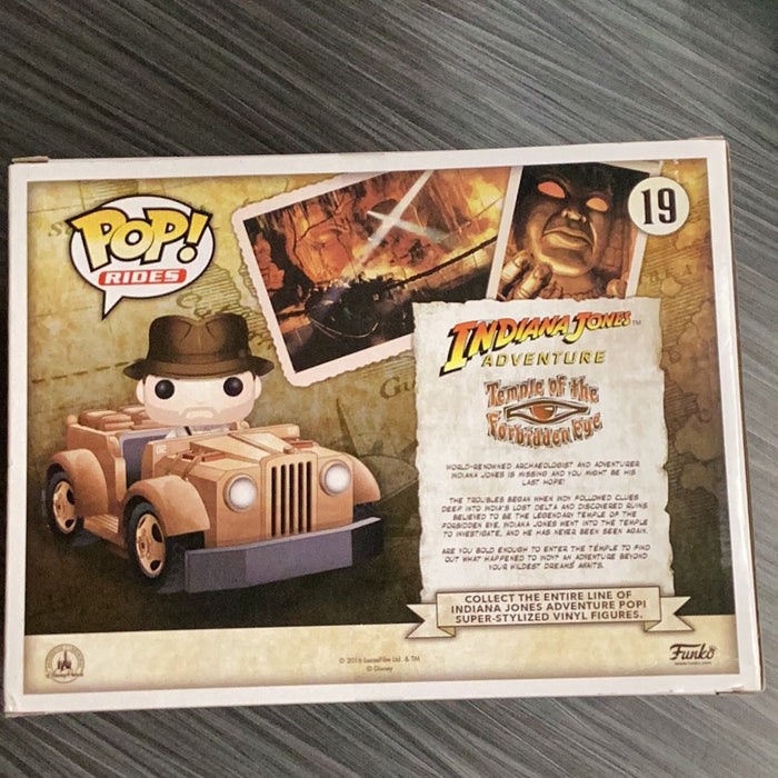 Funko POP! Rides: Indiana Jones - Indy's Ride (2016 NYCC)(Damaged Box) #19