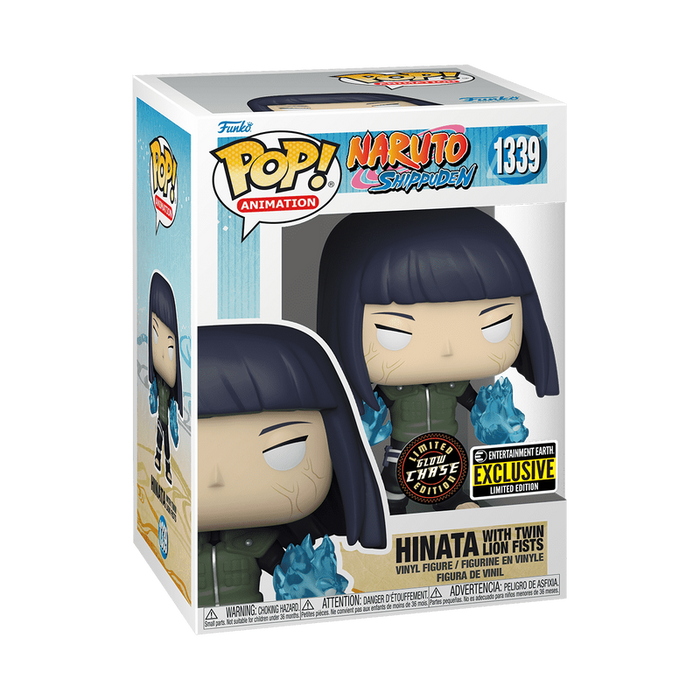 Funko POP! Animation: Naruto Shippuden - Hinata with Twin Lion Fists (Entertainment Earth)(CHASE)(Damaged Box) #1339