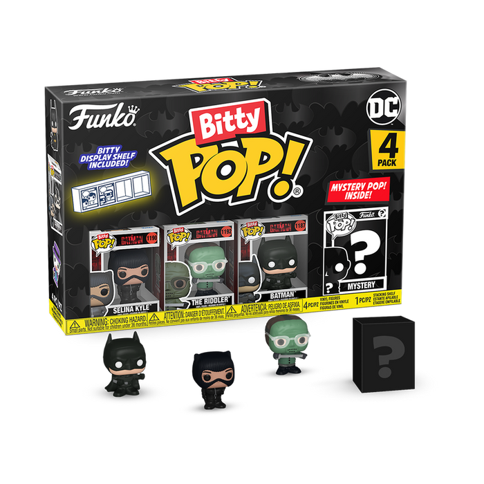 Funko Bitty POP! Batman 85th - Selena Kyle / The Riddler / Batman 4-Pack
