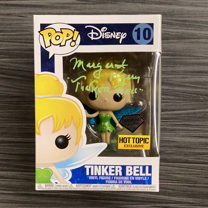 Funko POP! Disney: Tinker Bell (Signed/Margaret Kerry/JSA)(Hot Topic)(Diamond)(Damaged Box) #10