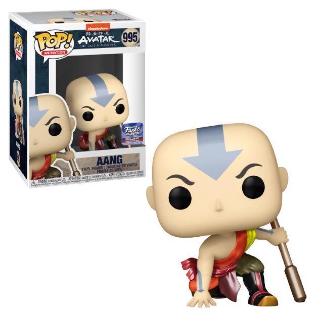 Funko POP! Animation: Avatar The Last Airbender  - Aang (Funko Hollywood)(Damaged Box) #995
