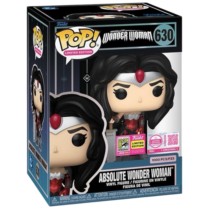 Funko POP! Limited Edition: Heroes - Absolute Wonder Woman (2026 SDCC)(Legendary 1000 PCS) #630