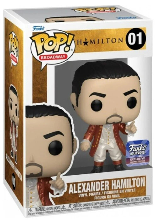Funko POP! Broadway: Hamilton - Alexander Hamilton[Metallic] (Funko Hollywood Exclusive)(Damaged Box) #01