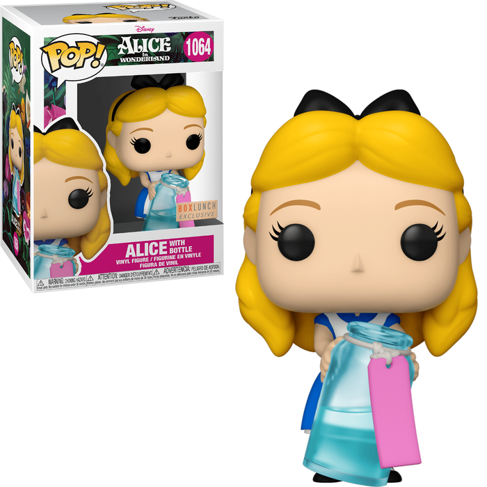 Funko POP! Disney: Alice in Wonderland - Alice with Bottle (Box Lunch)(Damaged Box) #1064