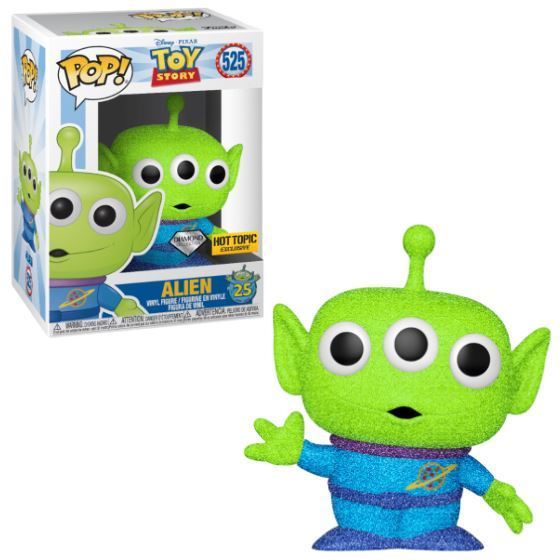 Funko POP! Disney Pixar: Toy Story - Alien (Diamond)(Hot Topic)(Damaged Box) #525