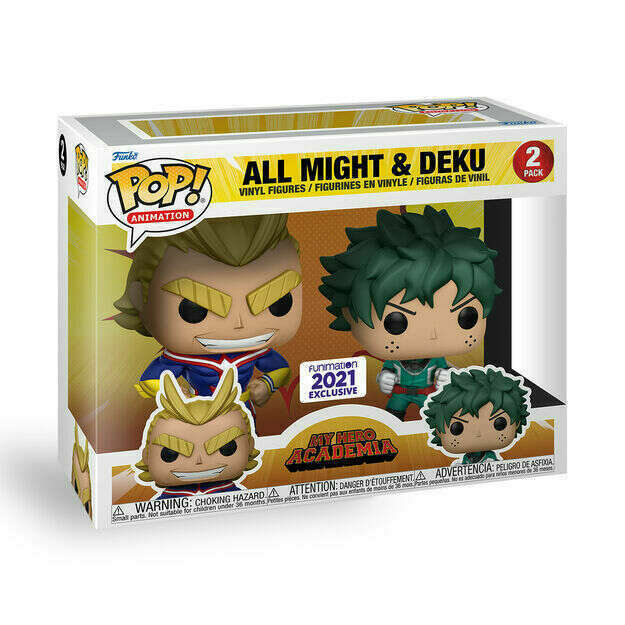 Funko POP! Animation - My Hero Academia: All Might & Deku (2021 Funimation) [2-Pack]