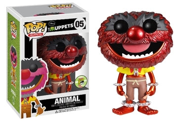 Funko POP! Muppets: Animal [Metallic](2013 SDCC 480 PCS)(Damaged Box) #05