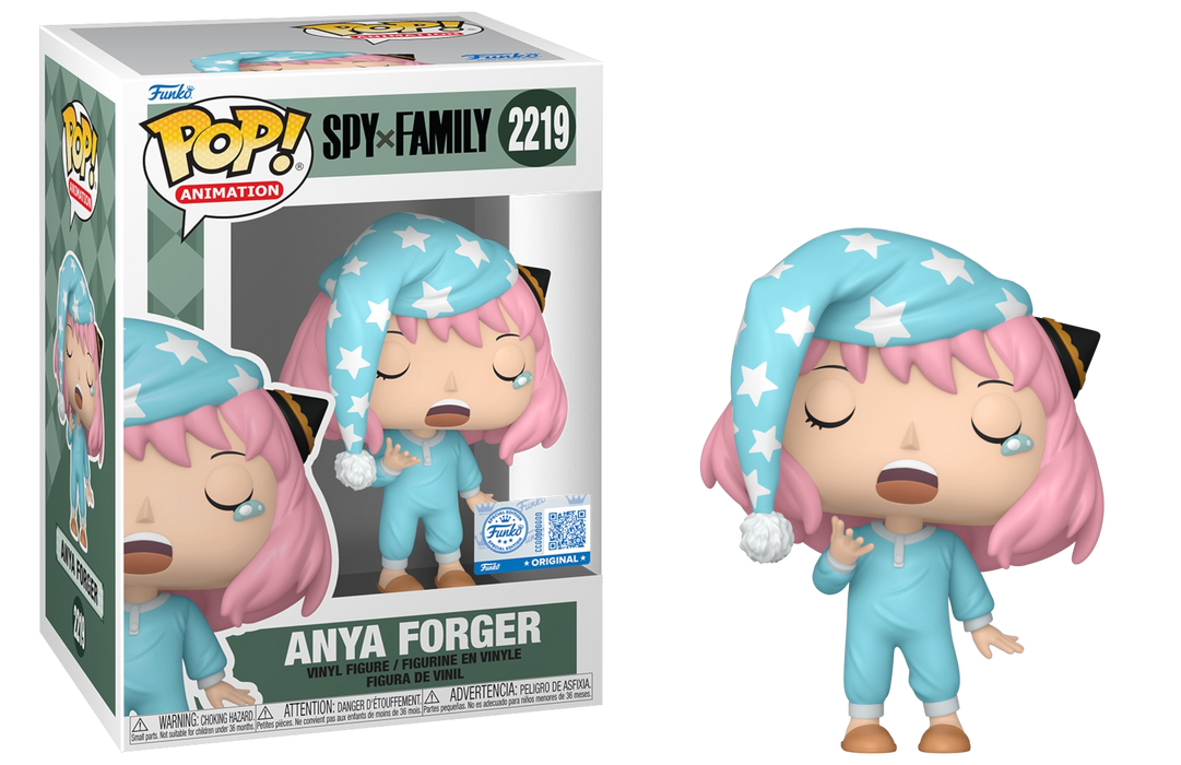 Funko POP! Plus Animation: Spy X Family - Anya Forger [in Pajamas](Entertainment Earth/Funko Sticker) #2219