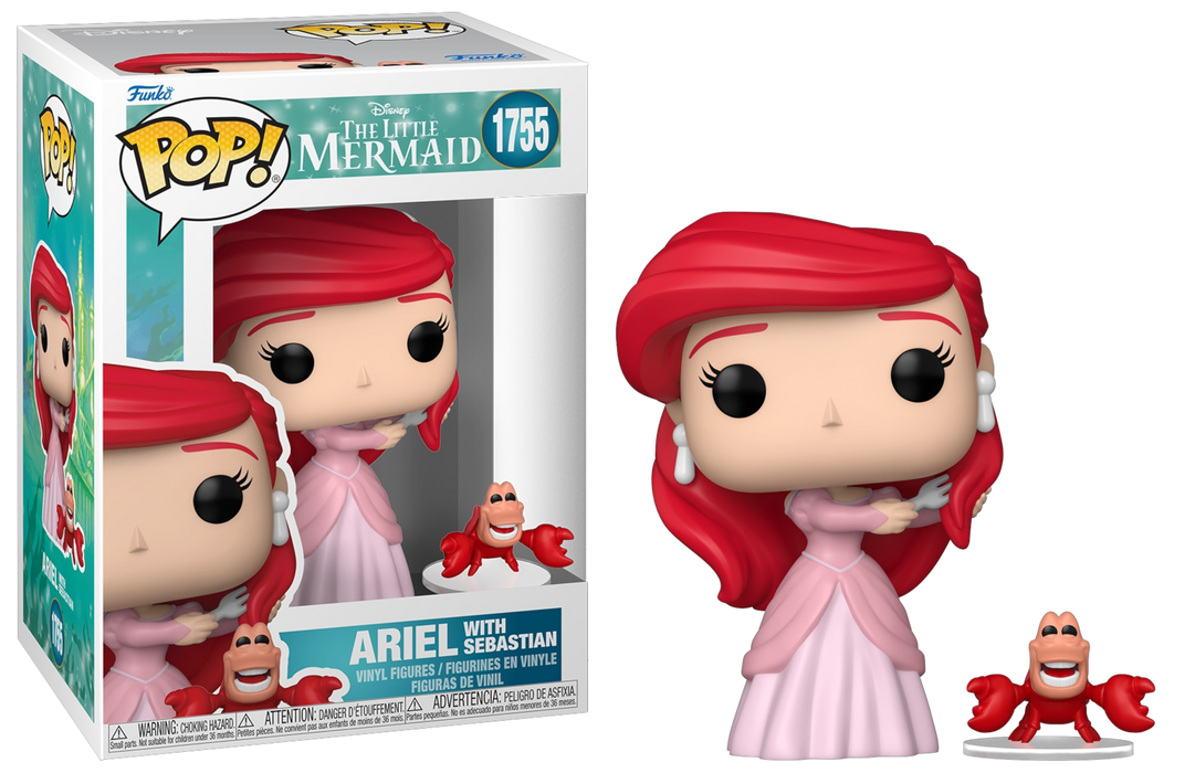 Funko POP! Disney: The Little Mermaid - Ariel with Sebastian (Damaged Box) #1755