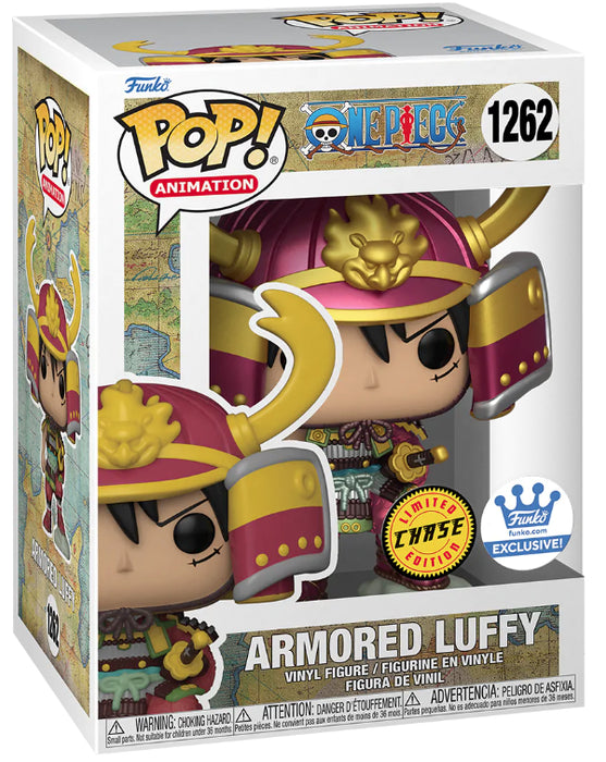 Funko POP! Animation: One Piece - Armored Luffy [Metallic] (CHASE)(Funko)(Damaged Box)[A] #1262