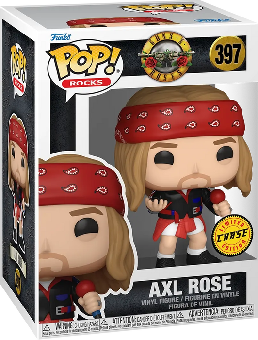 Funko POP! Rocks: Guns N Roses - Axl Rose (CHASE)(Damaged Box) #397