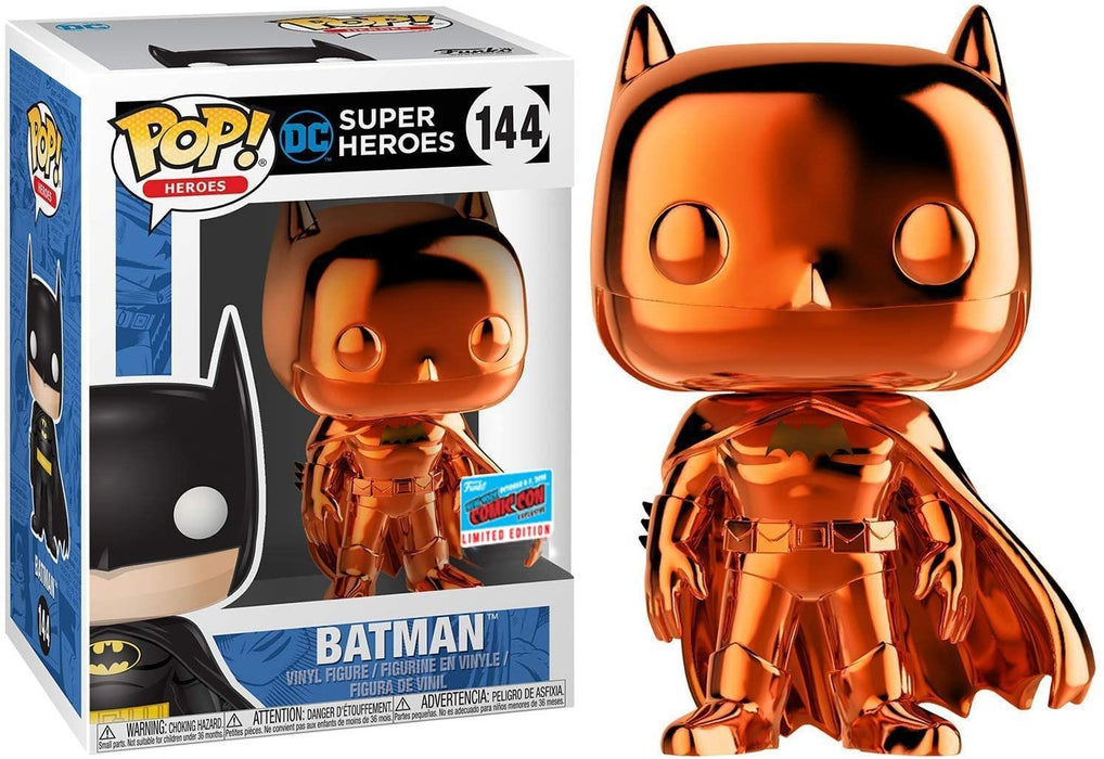 Funko POP! Heroes: DC Super Heroes - Batman (2018 NYCC)(Damaged Box) #144