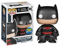 Funko POP! Heroes: Super Heroes - Thrillkiller Batman (Midtown Comics Missing Sticker)(Damaged Box) #69