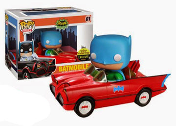 Funko POP! Rides: Batman Clasic TV Series - Batmobile (Toy Tokyo)(Red)(Damaged Box) #01