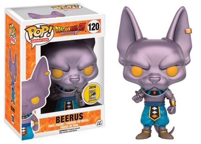 Funko POP! Animation: DragonBall Z - Beerus (2016 SDCC)(Damaged Box*) #120