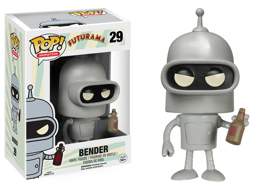 Funko POP! Animation: Futurama - Bender (Damaged Box) #29