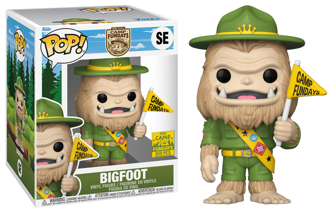 Funko POP! Camp Fundays: Bigfoot [Yellow Flag] (2023 Camp Fundays)(850 PCS)(Damaged Box) #SE