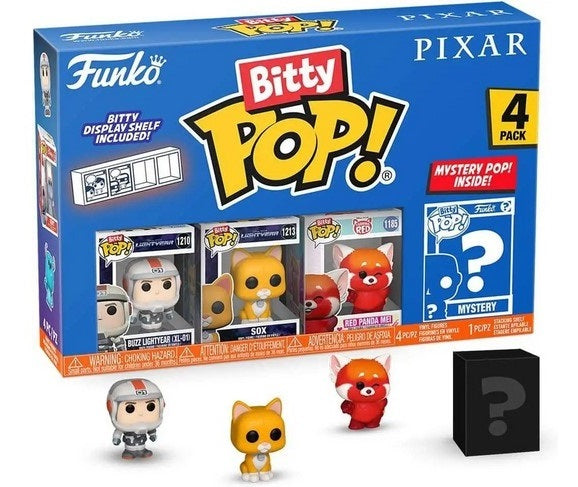 Funko Bitty POP! Pixar - Buzz Lightyear / Sox / Red Panda Mei 4-Pack
