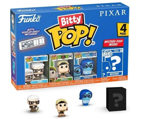 Funko Bitty POP! Pixar - Carl / Russell / Sadness 4-Pack