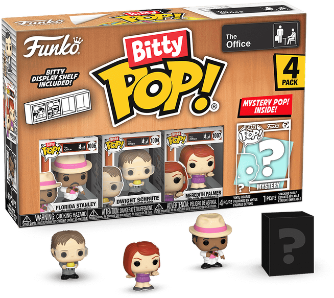 Funko Bitty POP! The Office - Florida Stanley / Dwight Schrute / Meredith Palmer 4-Pack