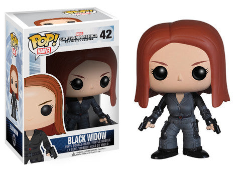 Funko POP! Marvel: Captain America The Winter Soldier - Black Widow (Damaged Box) #42