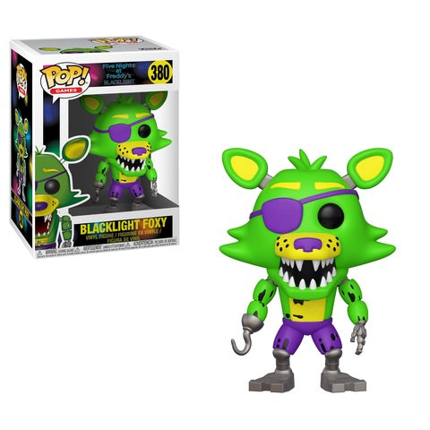 Funko POP! Games: Five Nights At Freddy's - Blacklight Foxy (GameStop)(Damaged Box) #380