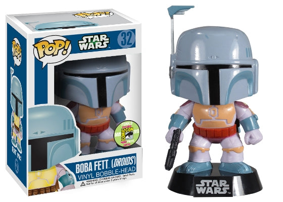 Funko POP! Star Wars: Boba Fett [Droids] (2013 SDCC)(480 PCS)(Damaged Box) #32