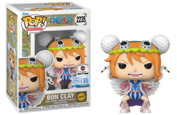 Funko POP! Animation: One Piece - Bon Clay (Funko Sticker/Chalice Pre-Release)(CHASE)(Damaged Box) #2235