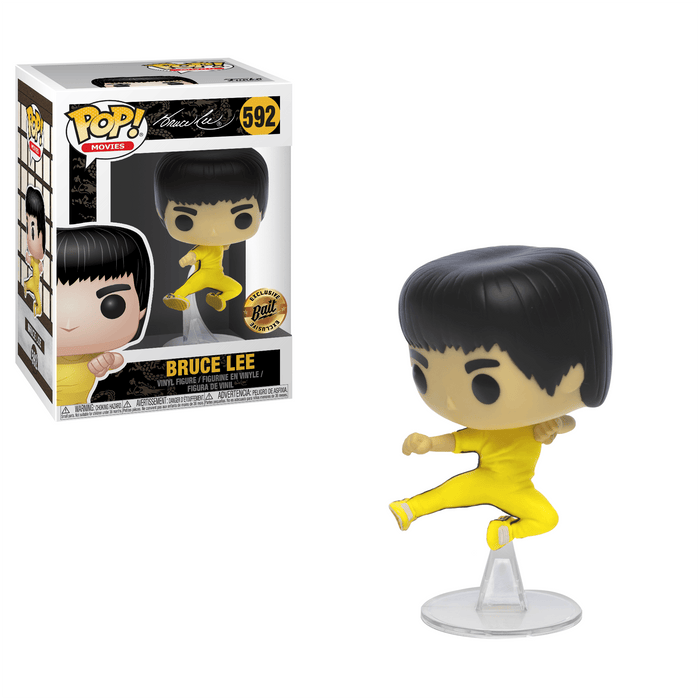 Funko POP! Movies: Bruce Lee [Flying Man](Bait)(Damaged Box)  #592