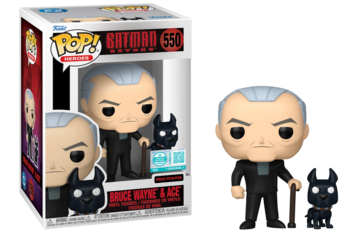 Funko POP! Heroes: Batman Beyond - Bruce Wayne & Ace (Funko Sticker/Gamestop)(9500 Pcs)(Damaged Box) #550