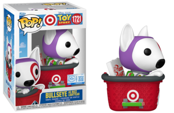 Funko POP! Ad Icons: Bullseye As Buzz Lightyear (Funko Sticker/Target)(Damaged Box) #1721