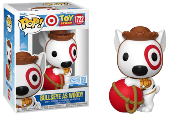 Funko POP! Ad Icons: Bullseye As Woody (Funko Sticker/Target)(Damaged Box) #1722