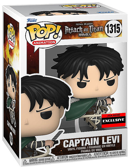Funko POP! Animation: Attack on Titan - Captain Levi (AAA Anime) #1315