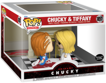 Funko POP! Moment: Bride of Chucky - Chucky & Tiffany (Spirit)(Damaged Box) #1857