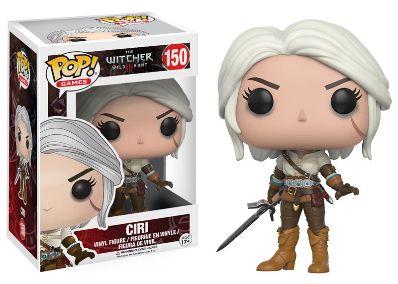 Funko POP! Games: The Witcher Wild Hunt - Ciri (Damaged Box) #150
