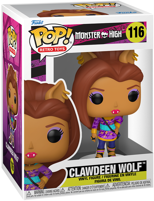 Funko POP! Retro Toys: Monster High - Clawdeen Wolf #116