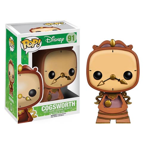 Funko POP! Disney: Cogsworth (Damaged Box*) #91